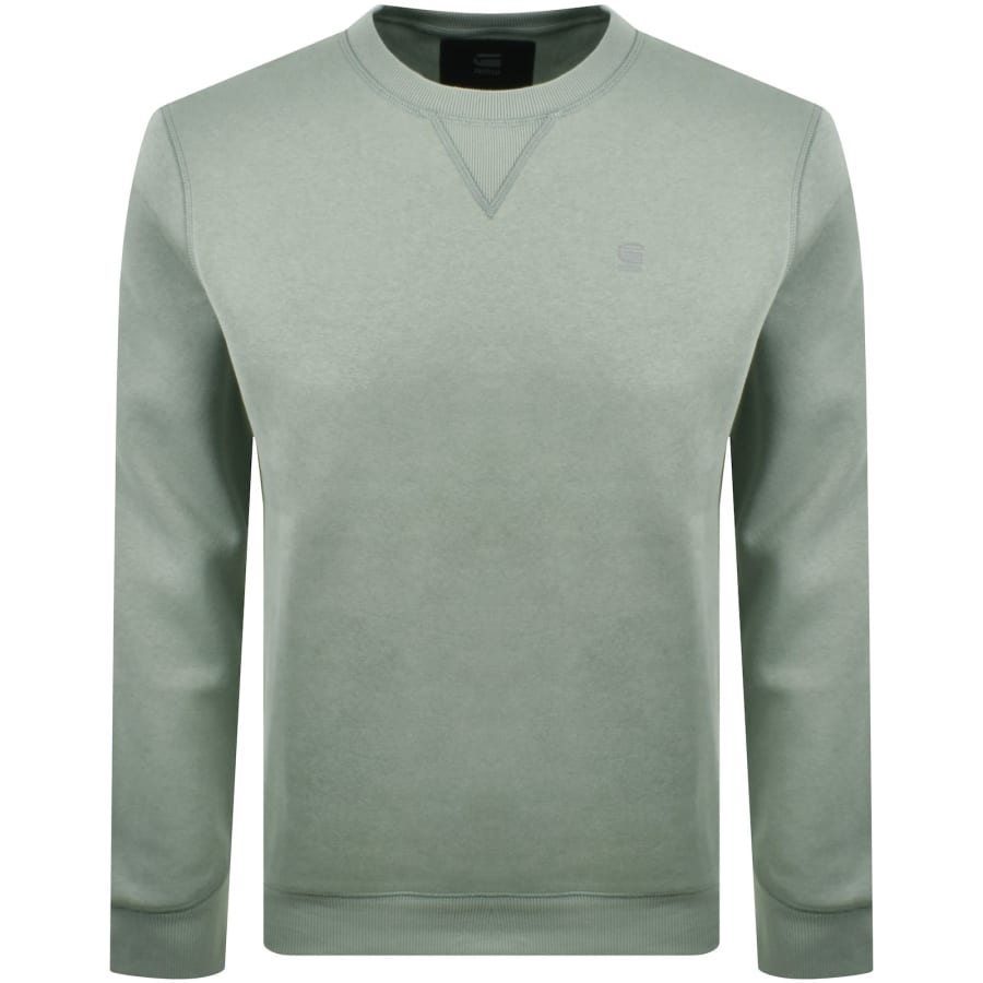 G-Star Premium Core Sweatshirt Green | Mainline Menswear au
